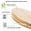 Pack 3 Vorratsgläser (Glas und Bambus) — imagen 5