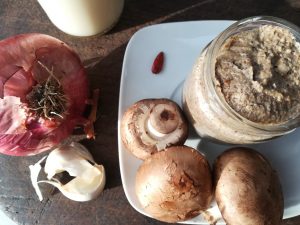 recette vegan de Champignons au lait d’avoine