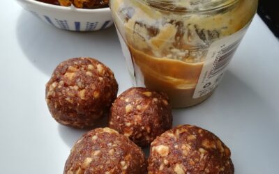 Energy balls with coconut pulp