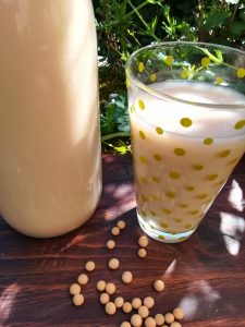 soy milk recipe with cooked grains