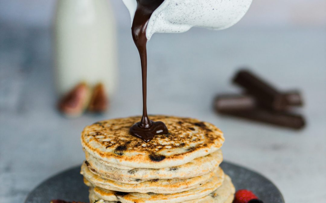 Pancake di grano saraceno con polpa di avena