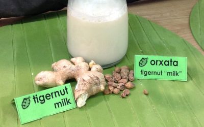 Tigernuts horchata with ginger