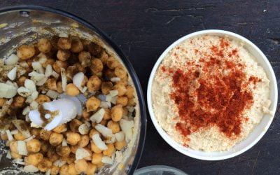 Hummus di ceci con polpa di latte d’avena