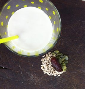 recette vegan de lait de graines