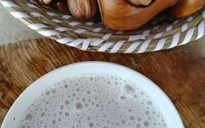 Homemade walnut milk