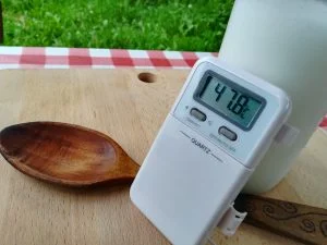 homemade plant milk and heat up
