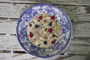 Porridge con pulpa de avena