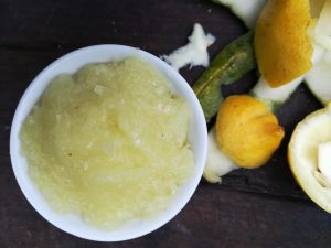 cucumber lemon pulpe mask