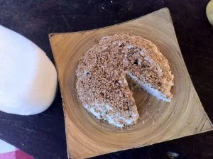 recette de fromage végan probiotique d'amandes