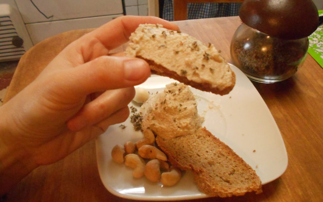 Paté vegetal de anacardo y orégano