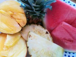 Melon horchata milkshake