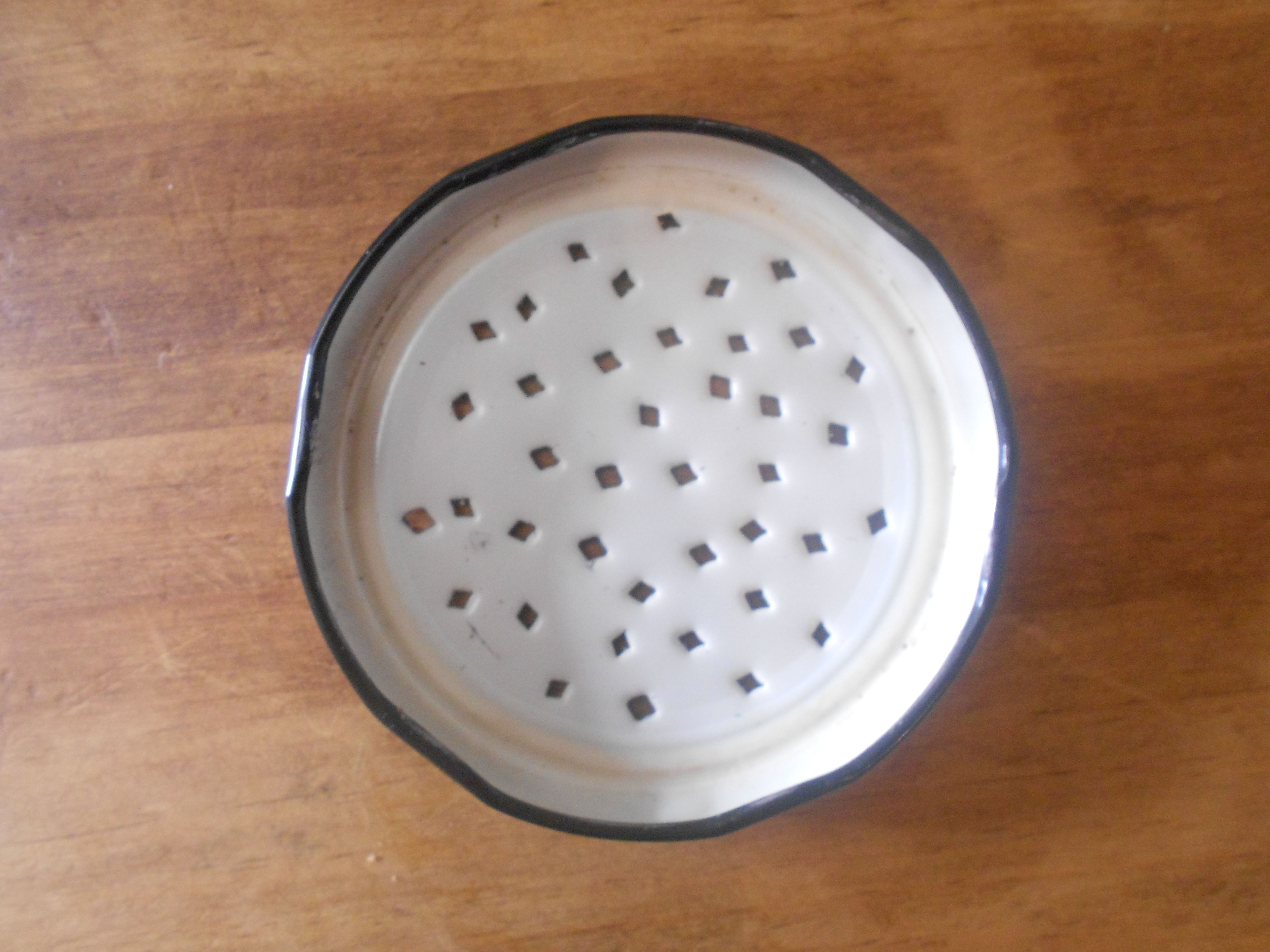 Homemade germination jar lid.