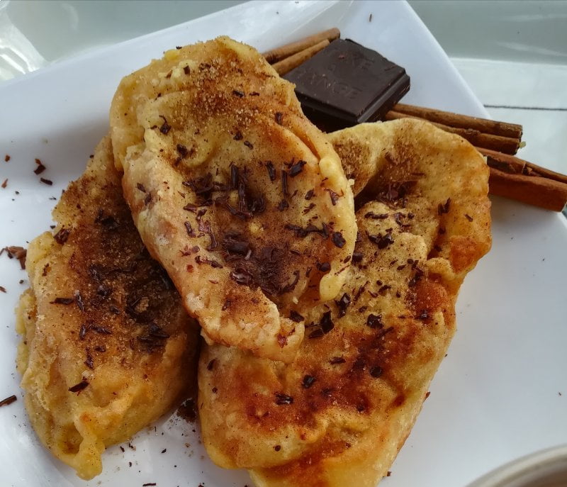 Torrijas With Rice Milk Chocolate And