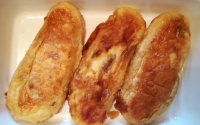 Torrijas de horchata de chufas con vainilla