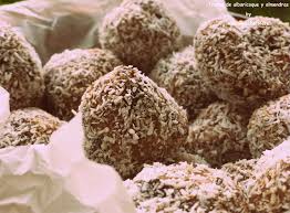 Coconut and almond truffles