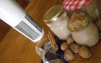 Gelatina a base di latte di nocciole e cacao (con l’agar agar)