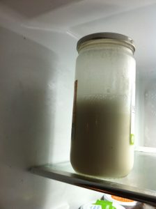 yogur probiótico de almendra vegano